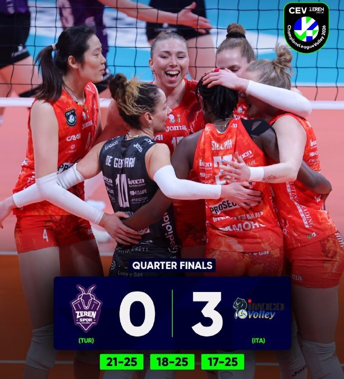 开云下载-31岁朱婷欧冠献神作！极限救球变直接得分 主帅+队友激动跪地膜拜